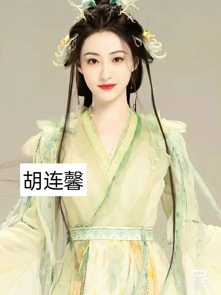 美女穿绿色古装，谁惊艳到了你？