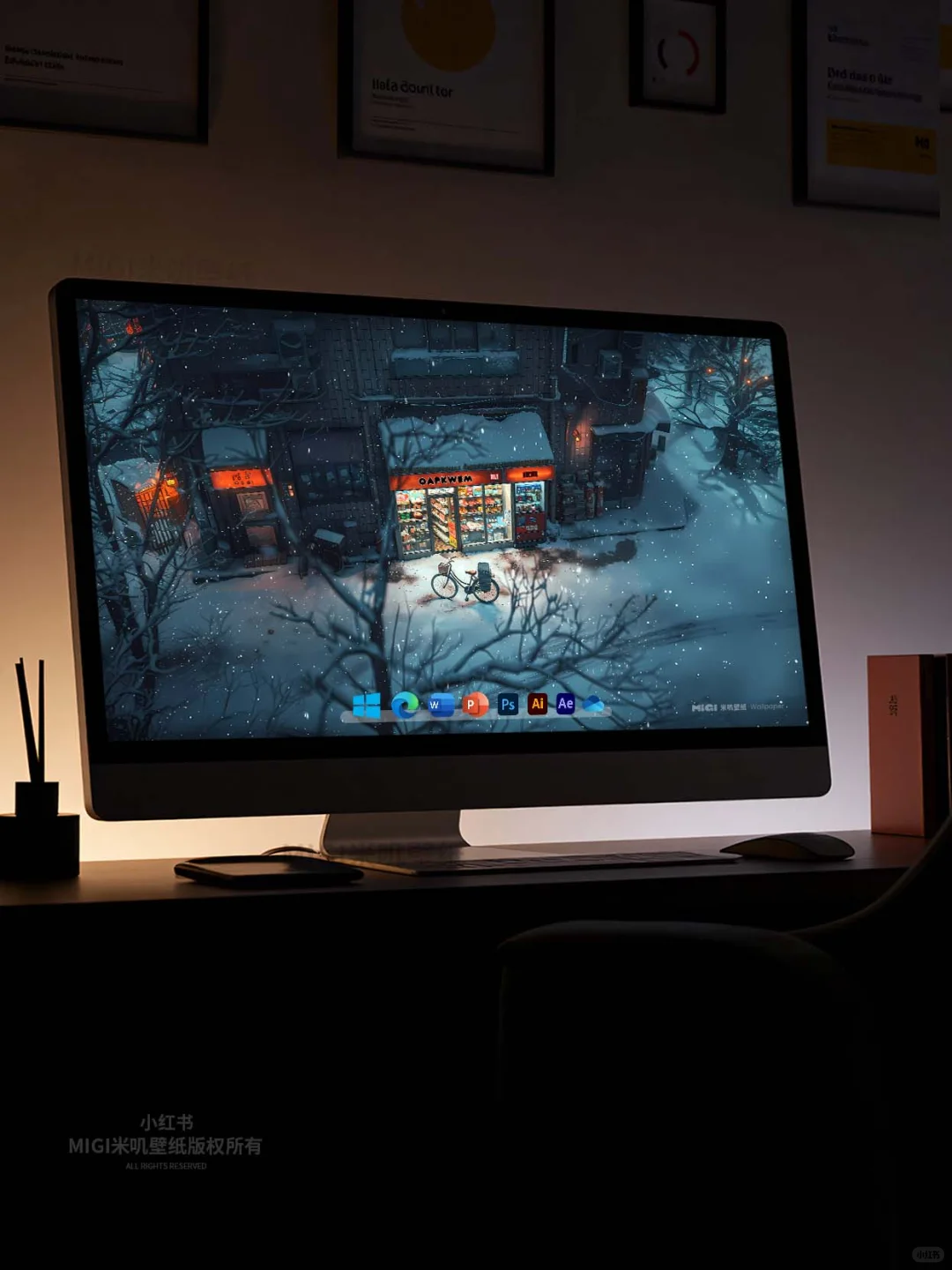 壁纸 | 雪落便利店 | 255