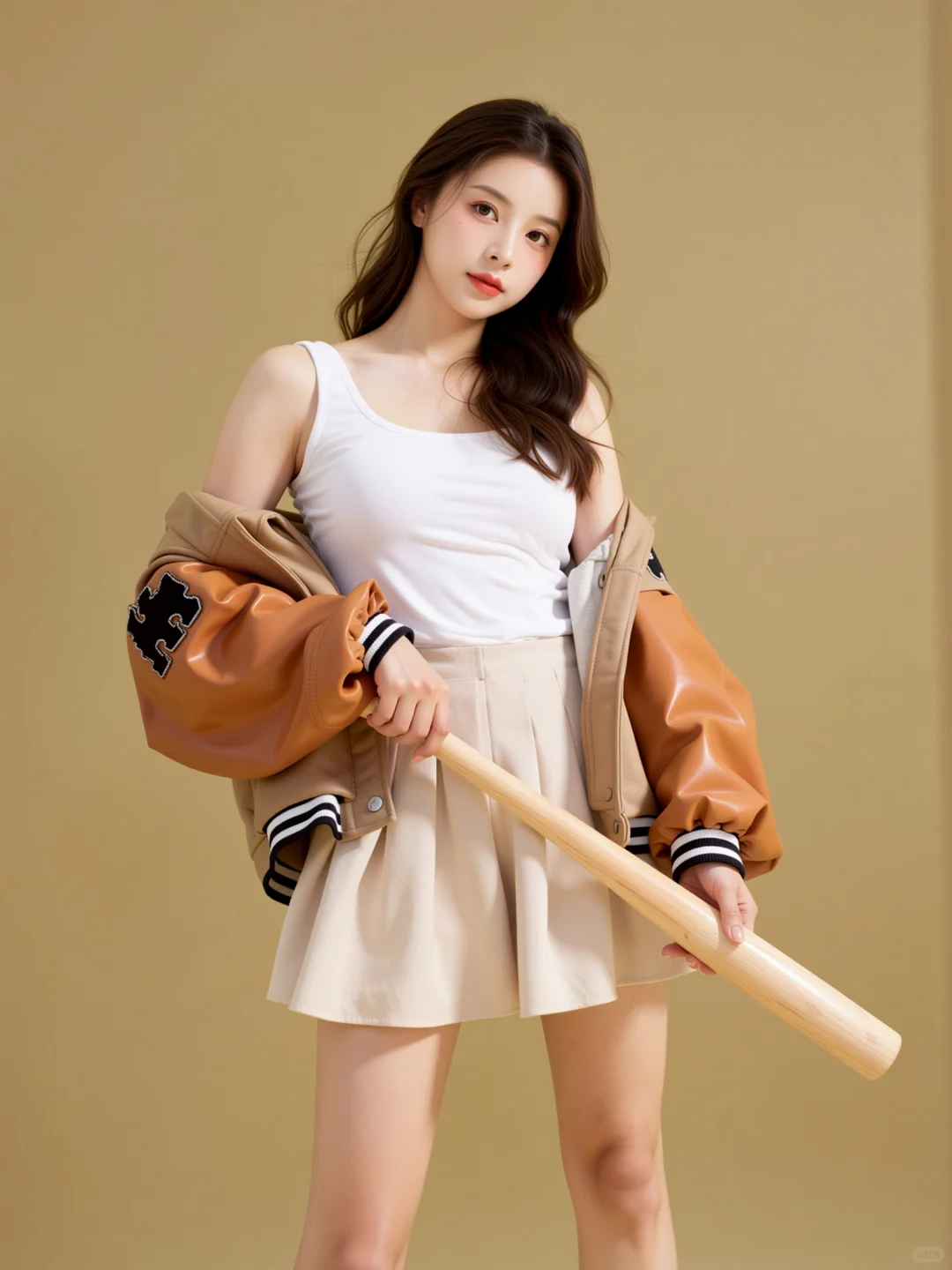 棒球少女写真的甜酷风拿捏了⚾