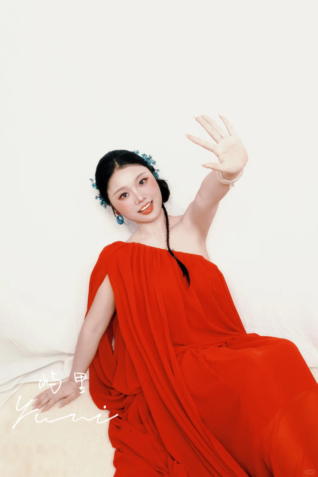 今日客片｜红蓝撞色中式写真🔴🔵