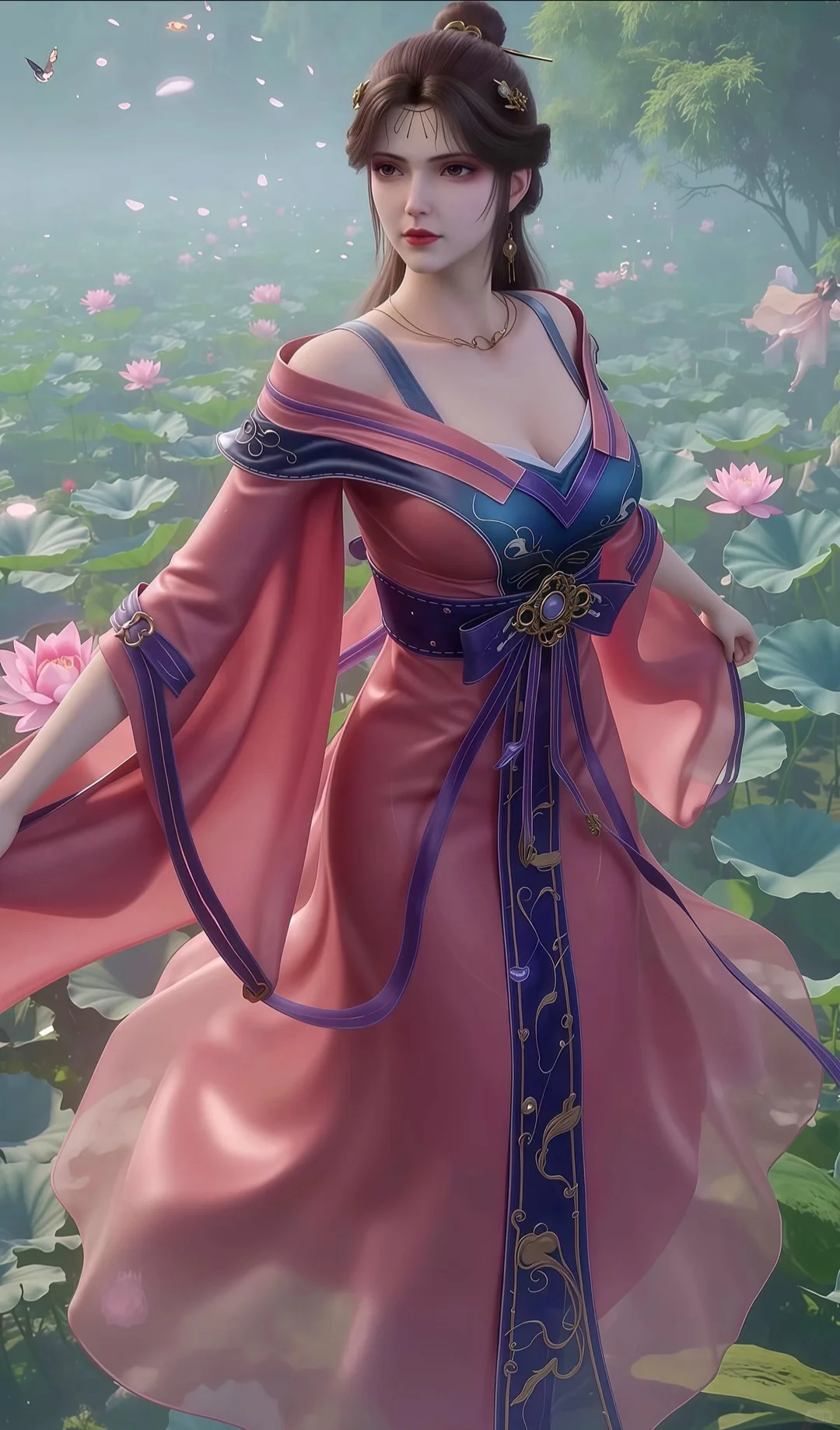 国漫女神云曦穿搭对比，好身材大长腿高颜值