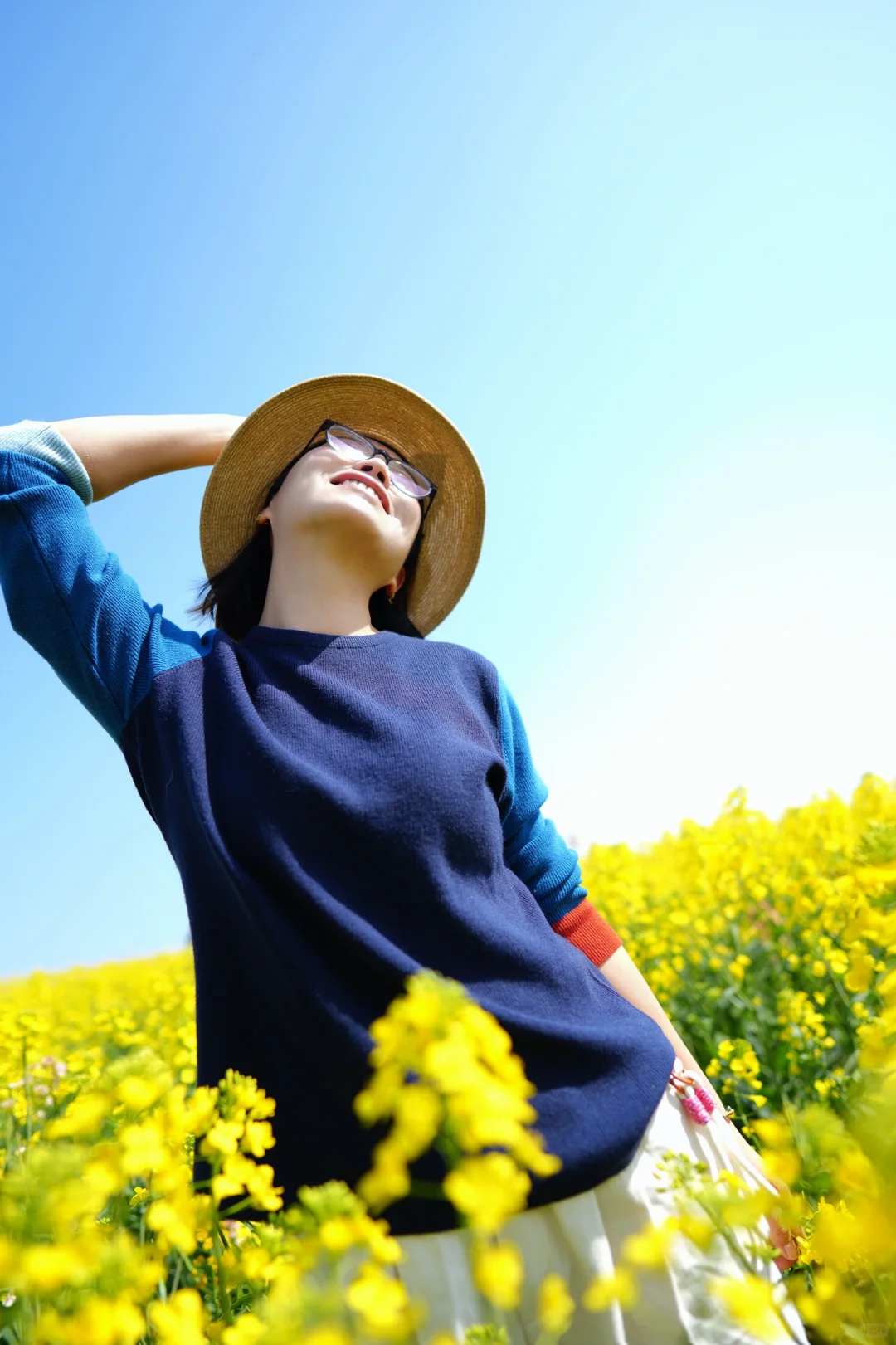 真的可以称之为花“海”的一组油菜花照片