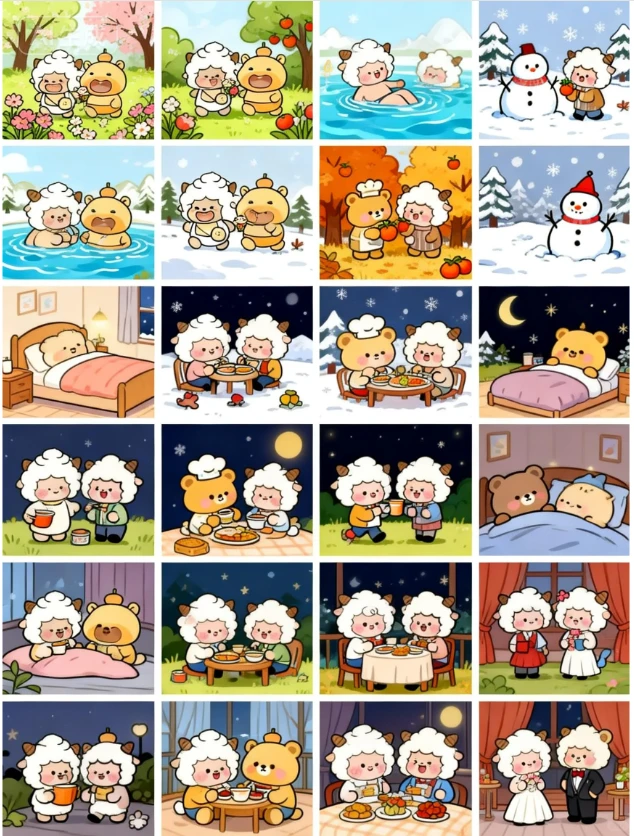 超可爱的懒羊羊表情包来啦！