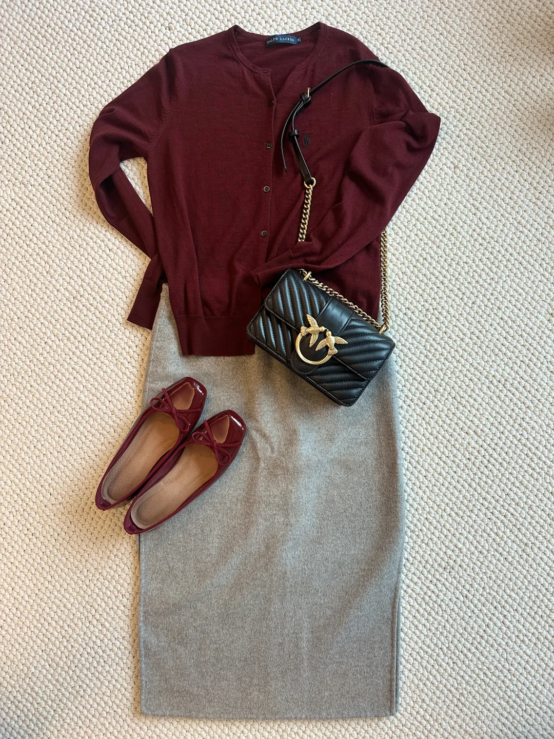 初秋复古半裙通勤