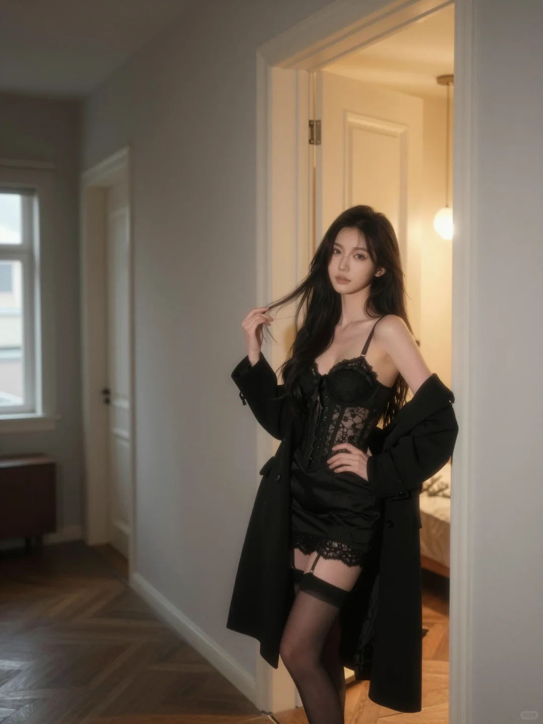 寻模特共创，睡裙的高级感谁懂啊～～～