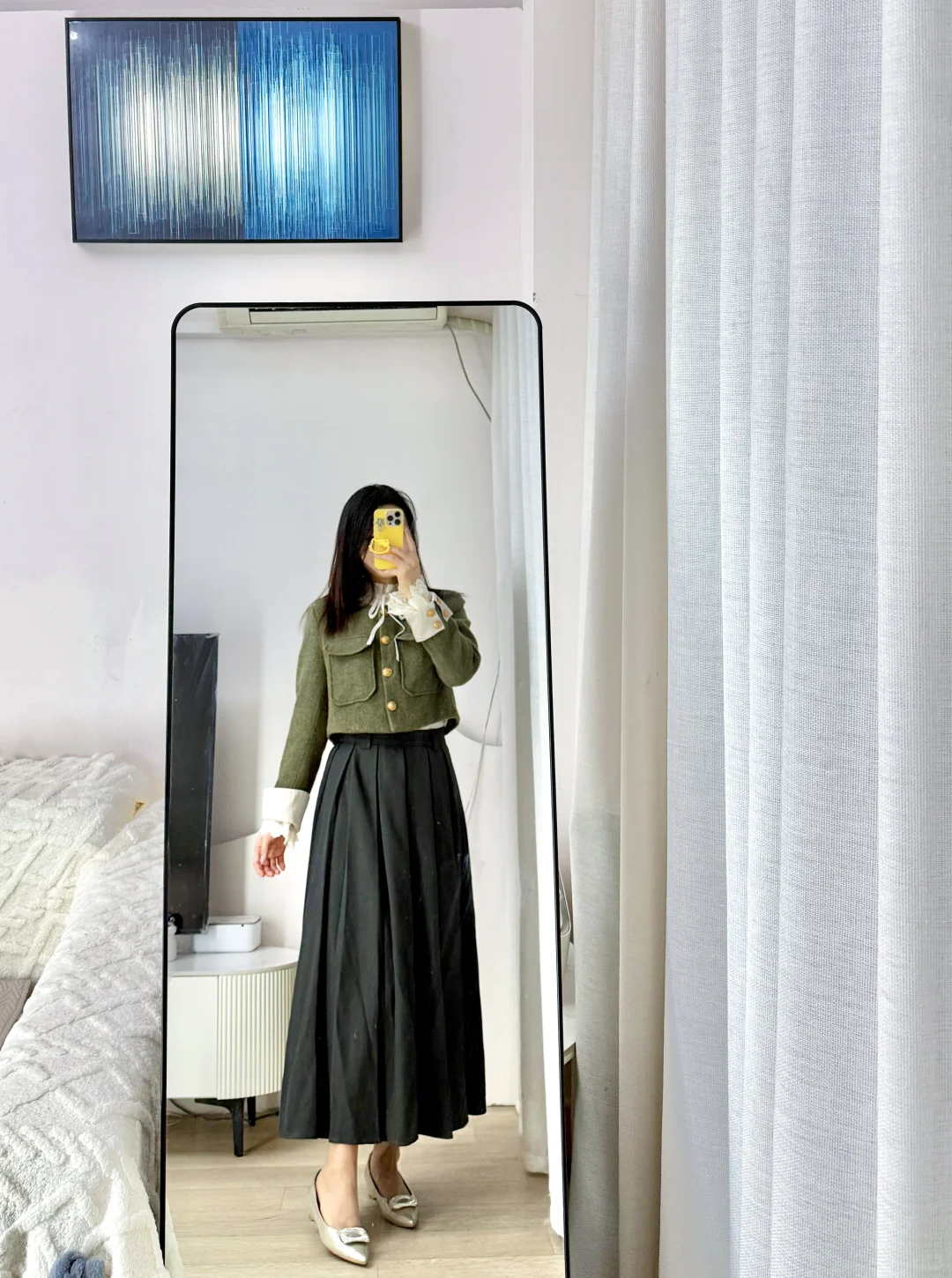 半身裙➕丝袜穿搭