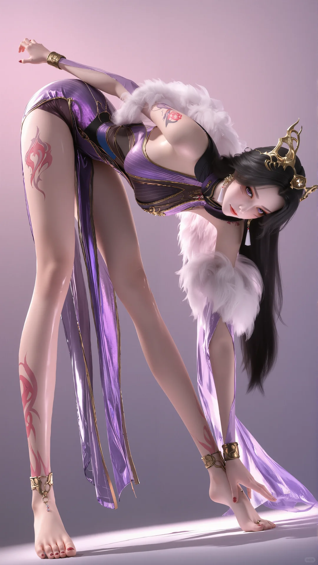 「壁纸」司妙龄，这两米长的美腿