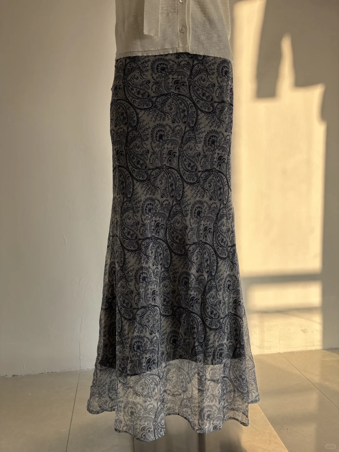 捡漏！大厂版衣，复古小众碎花蕾丝半身裙女