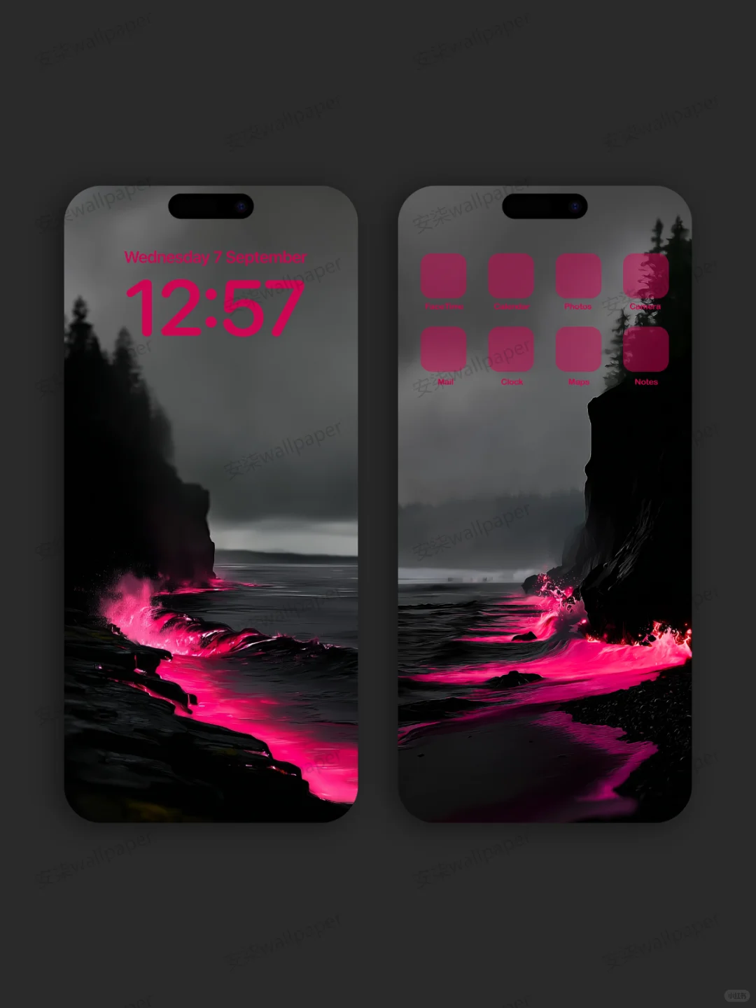 385｜风景动态壁纸｜粉色熔岩海🌊