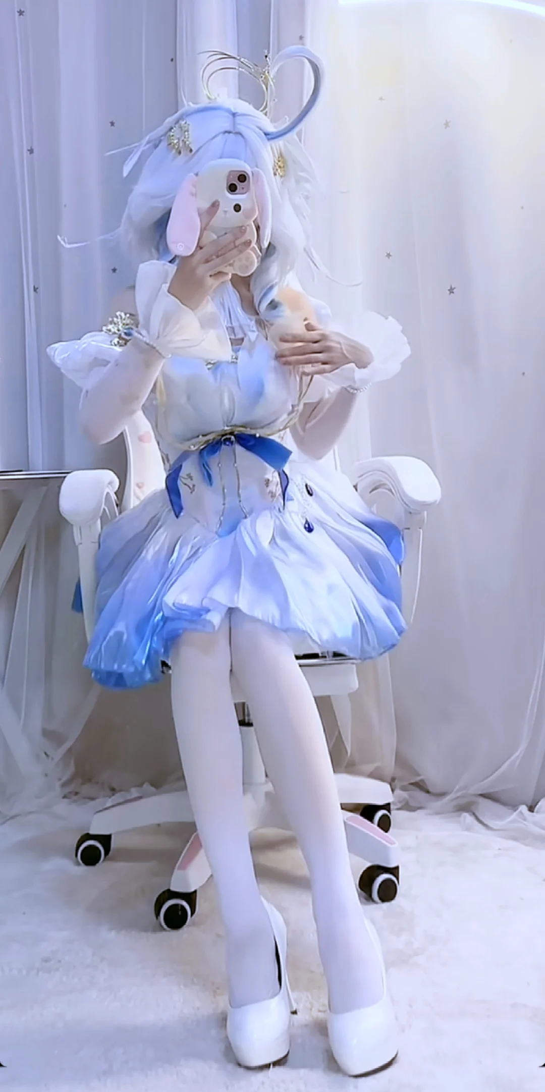 香甜可口的白丝芙芙！