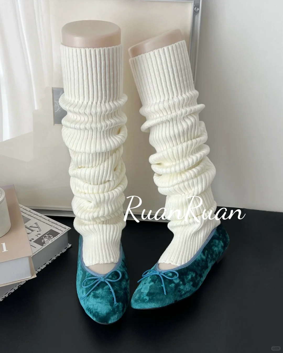 💜🤍🩶从脚踝暖到大腿的超长安全感！🧦