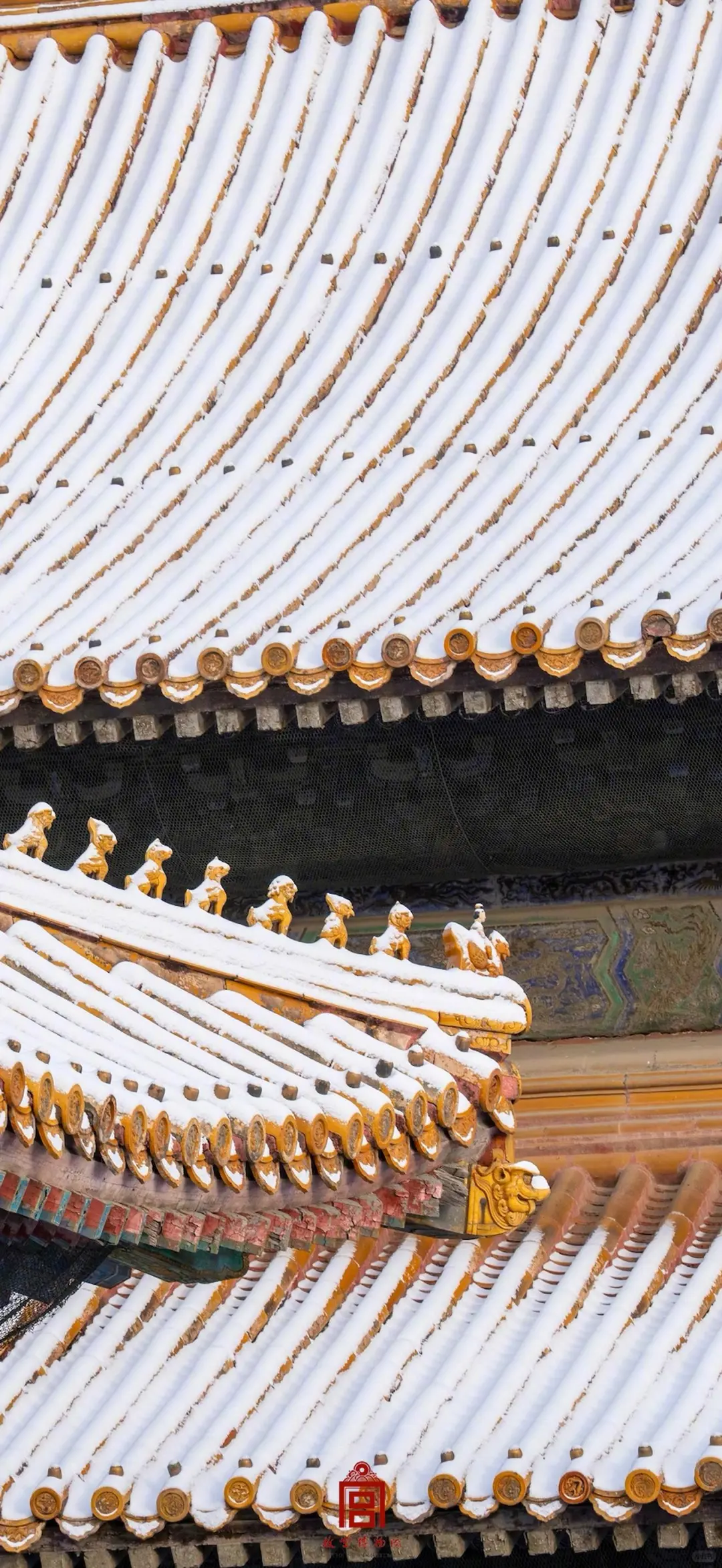 收藏这组壁纸，等于拥有了故宫雪季的入场券