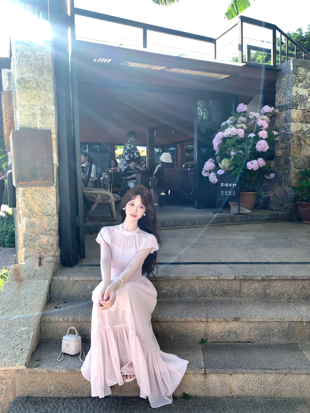 🌸淡粉色长裙｜把温柔和仙气焊在身上