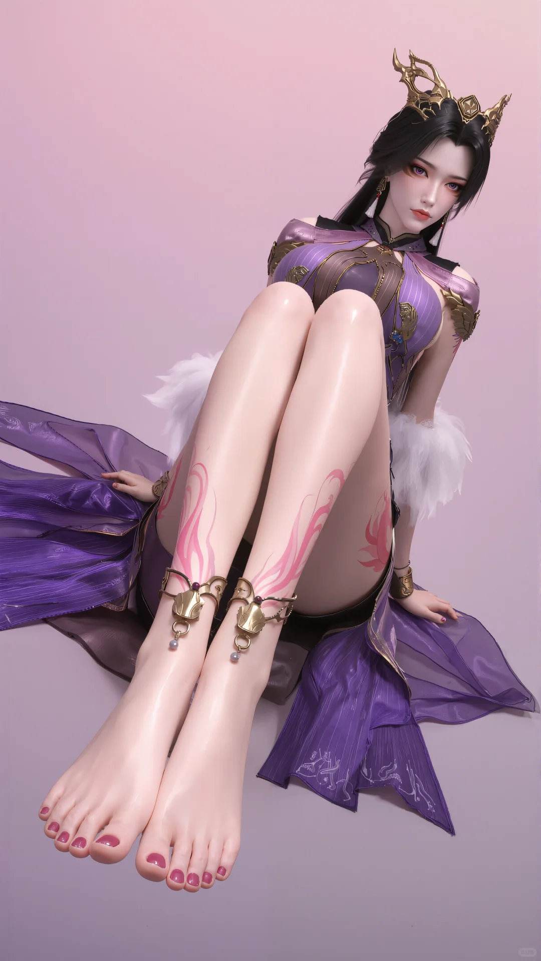 「壁纸」司妙龄，这两米长的美腿