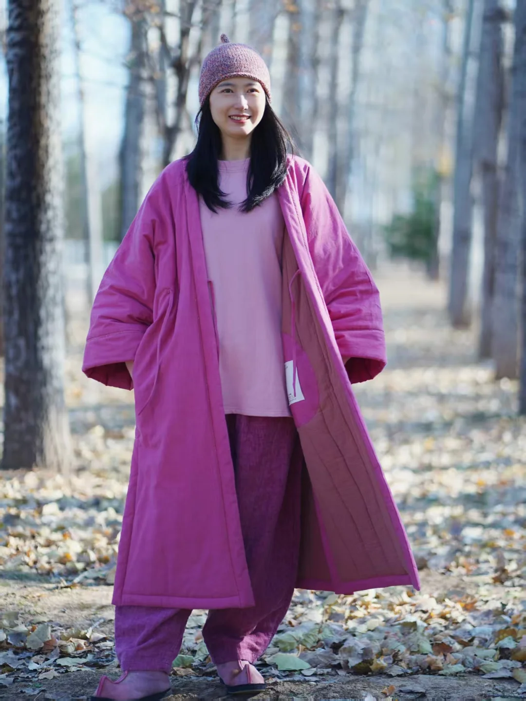 山下的家朝云棉袍把冬天穿成一首温柔的诗