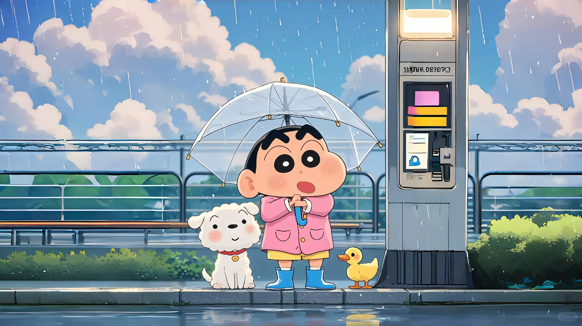 蜡笔小新ipad平板横屏壁纸 ～