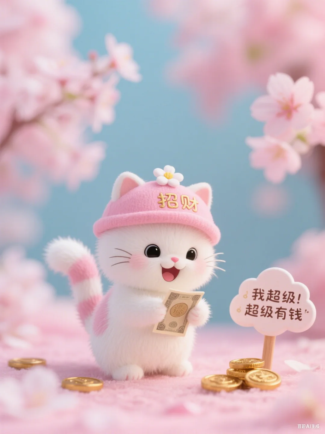 我是一只可爱又治愈的招财猫❤️