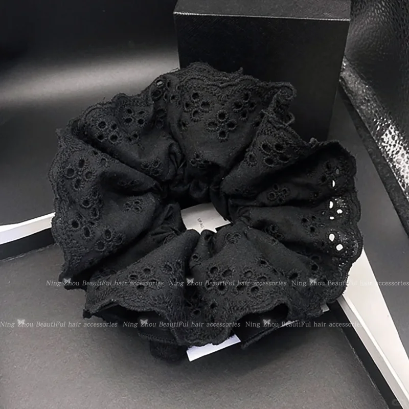 ✨蕾丝发圈也太有氛围感了吧！