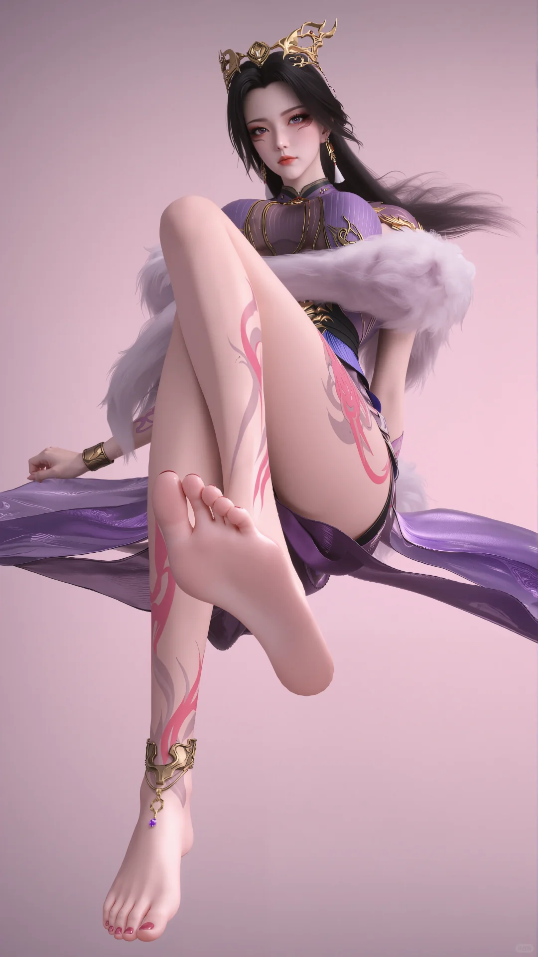 「壁纸」司妙龄，这两米长的美腿