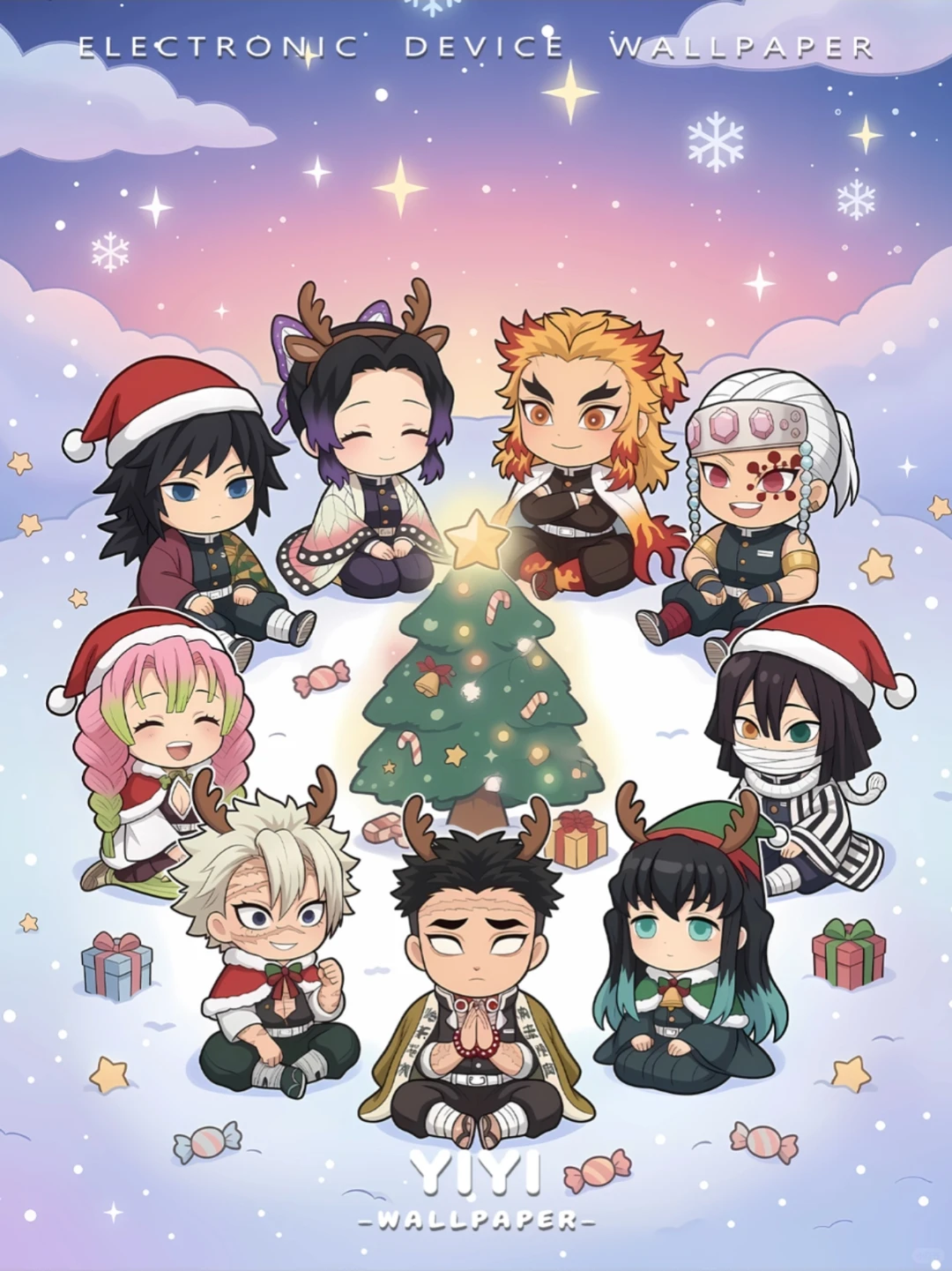 动态壁纸 | 九柱圣诞聚会