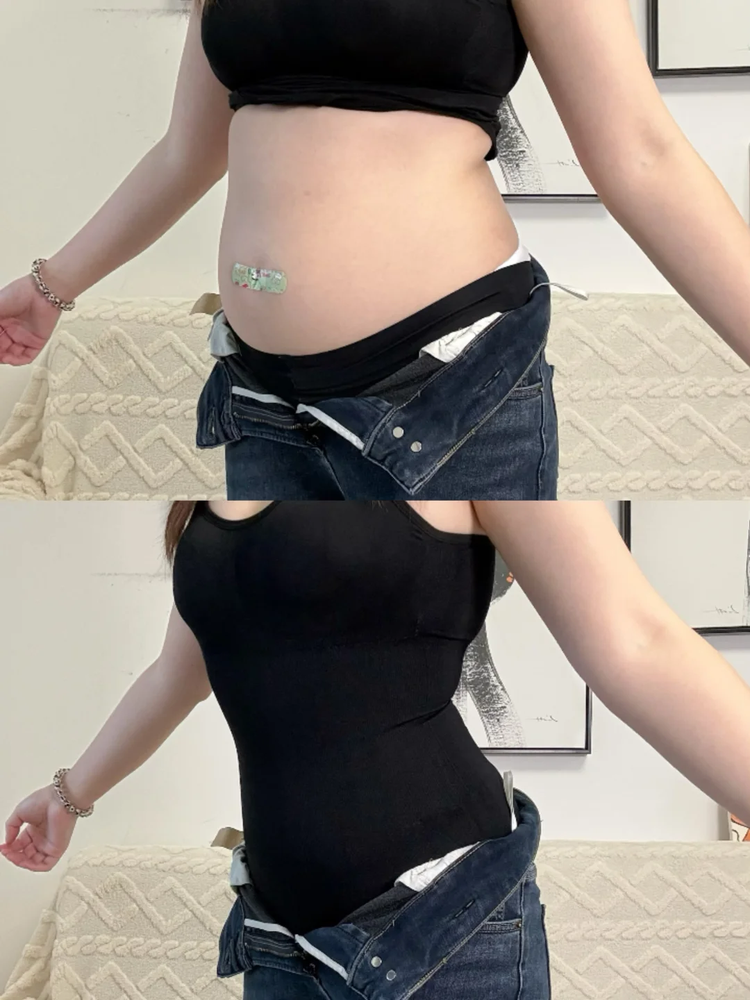 135斤live图对比，越胖越好看的塑身衣！