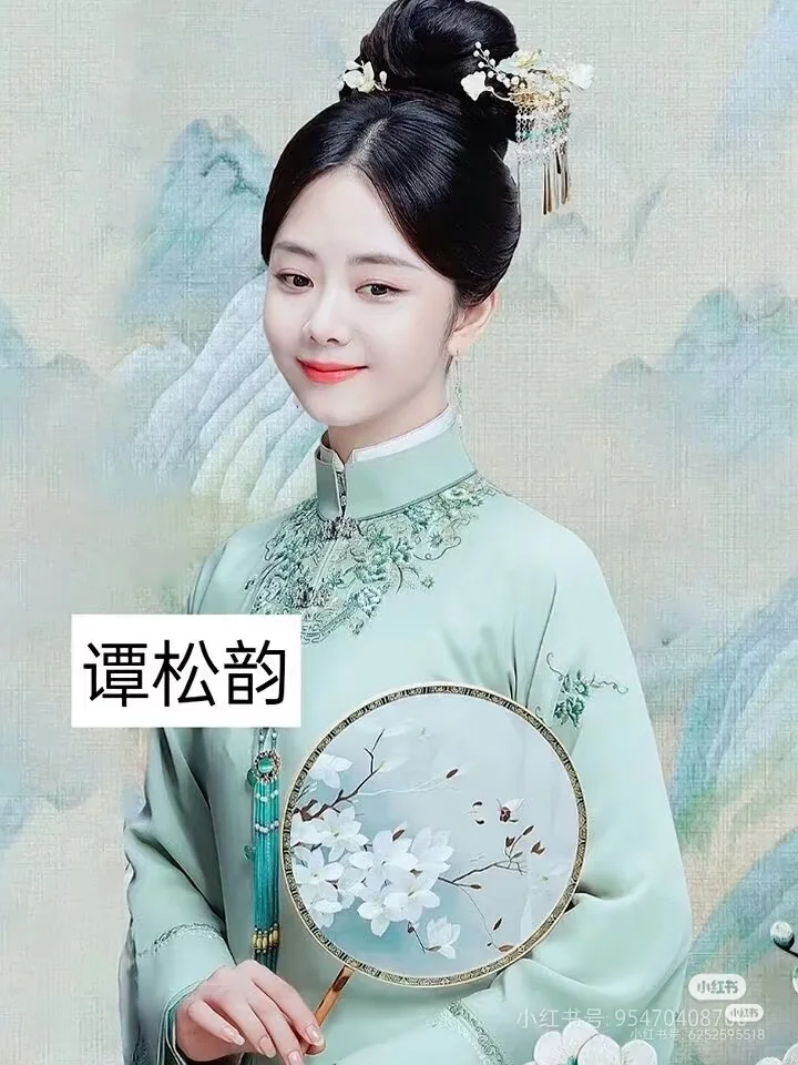 美女穿绿色古装，谁惊艳到了你？