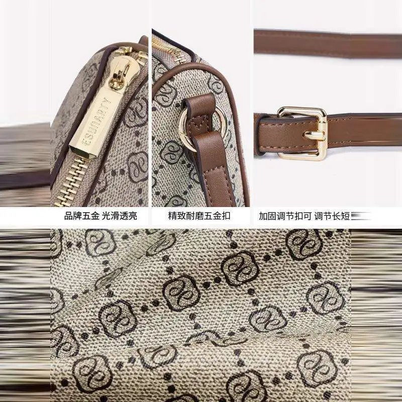 2025新款复古老花斜挎包，中年妈妈的时尚新宠💖