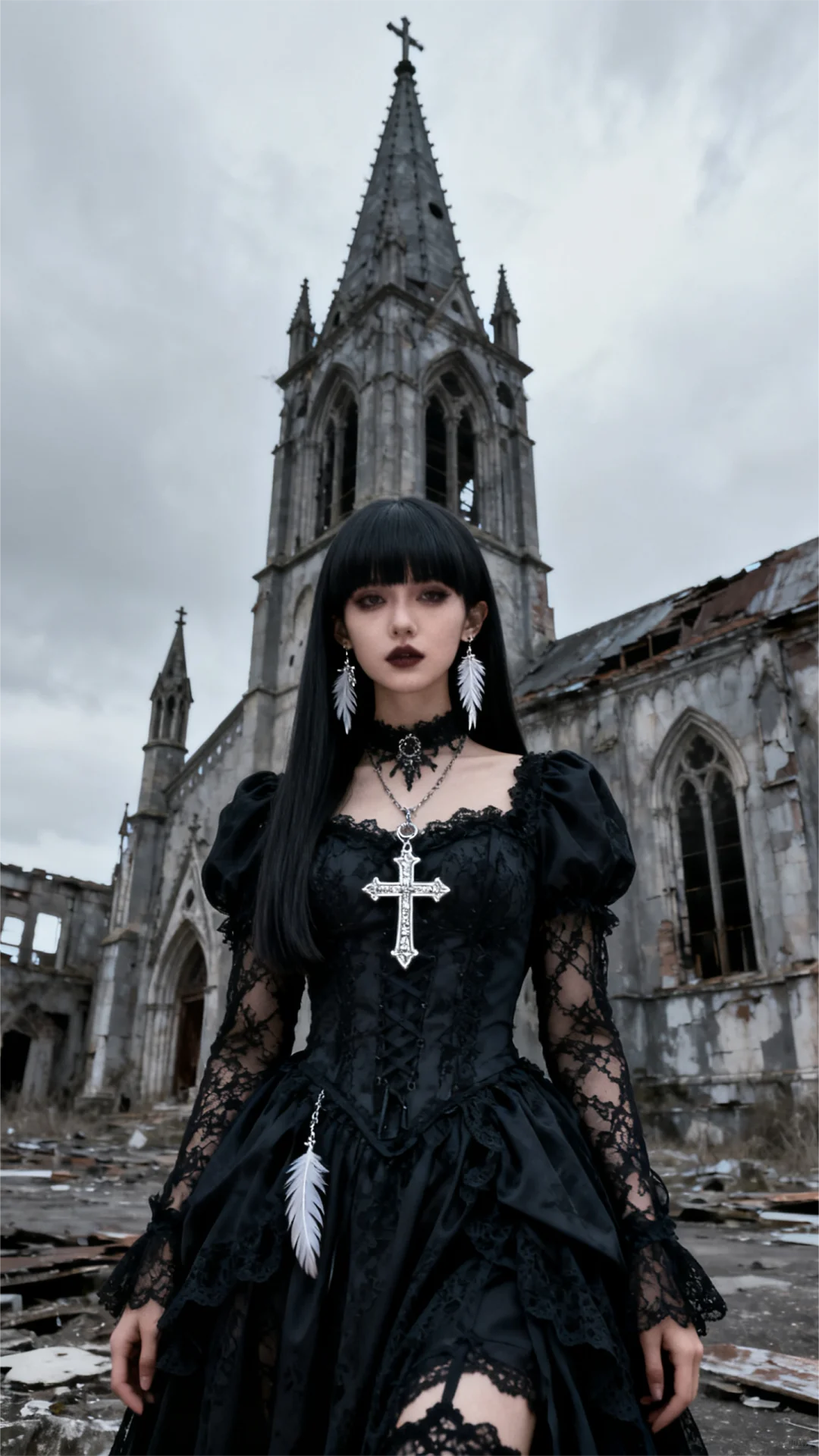 废墟与哥特洛丽塔的暗黑狂想曲🖤