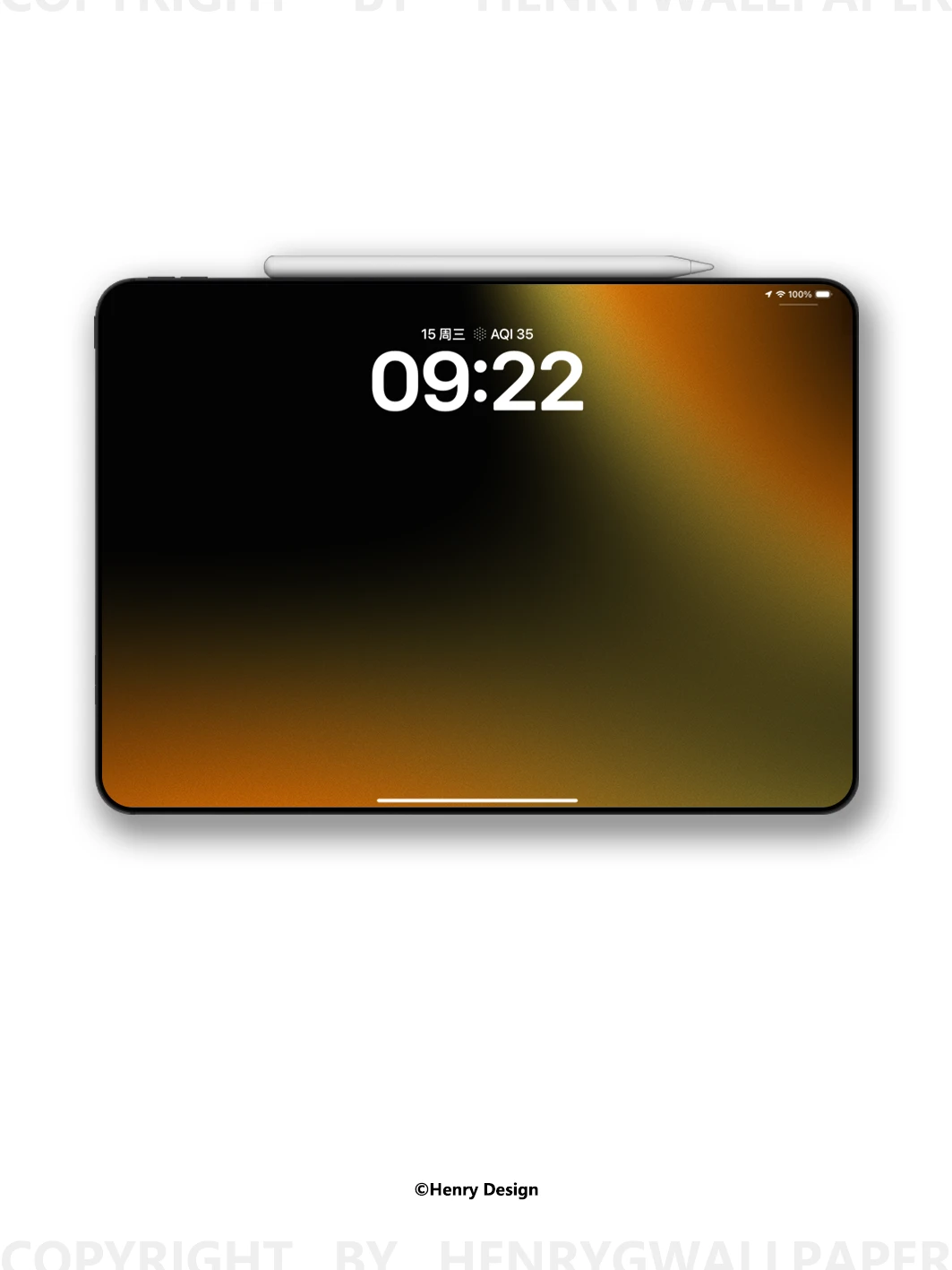 ipad&手机壁纸｜橙瞳光｜009