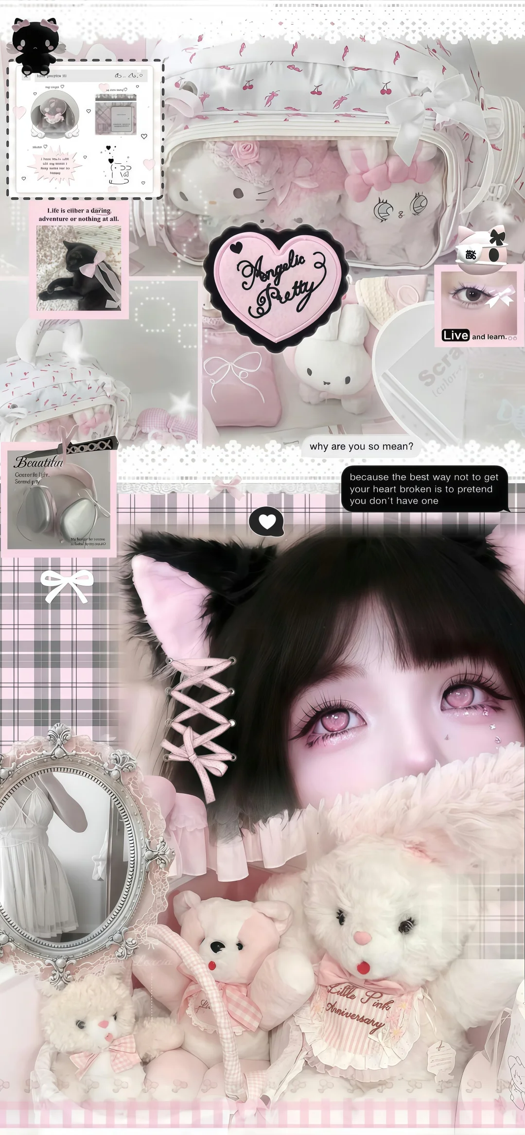 🍒 ‧₊˚ 🩷古早粉萌妹壁纸