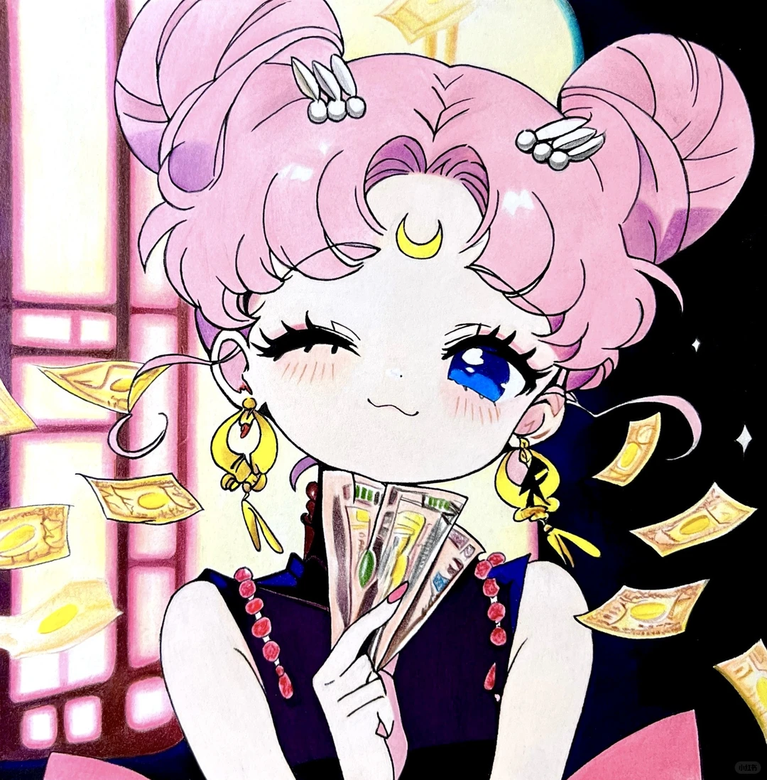 美少女战士 纯彩铅手绘