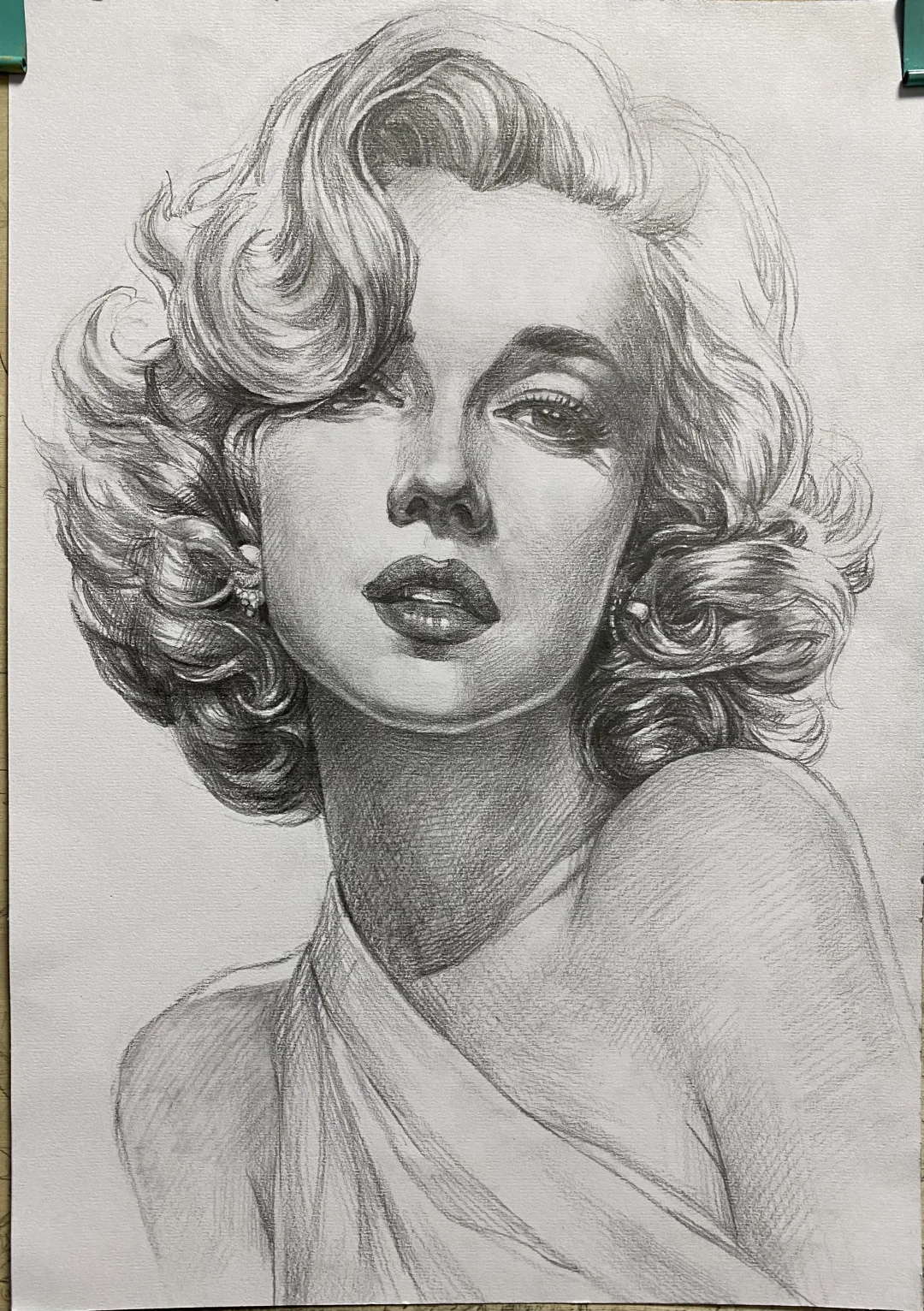 🔥素描笔下的《玛丽莲·梦露》❤️