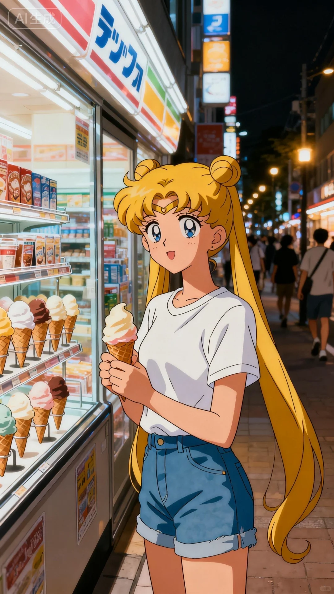 美少女战士买冰淇淋