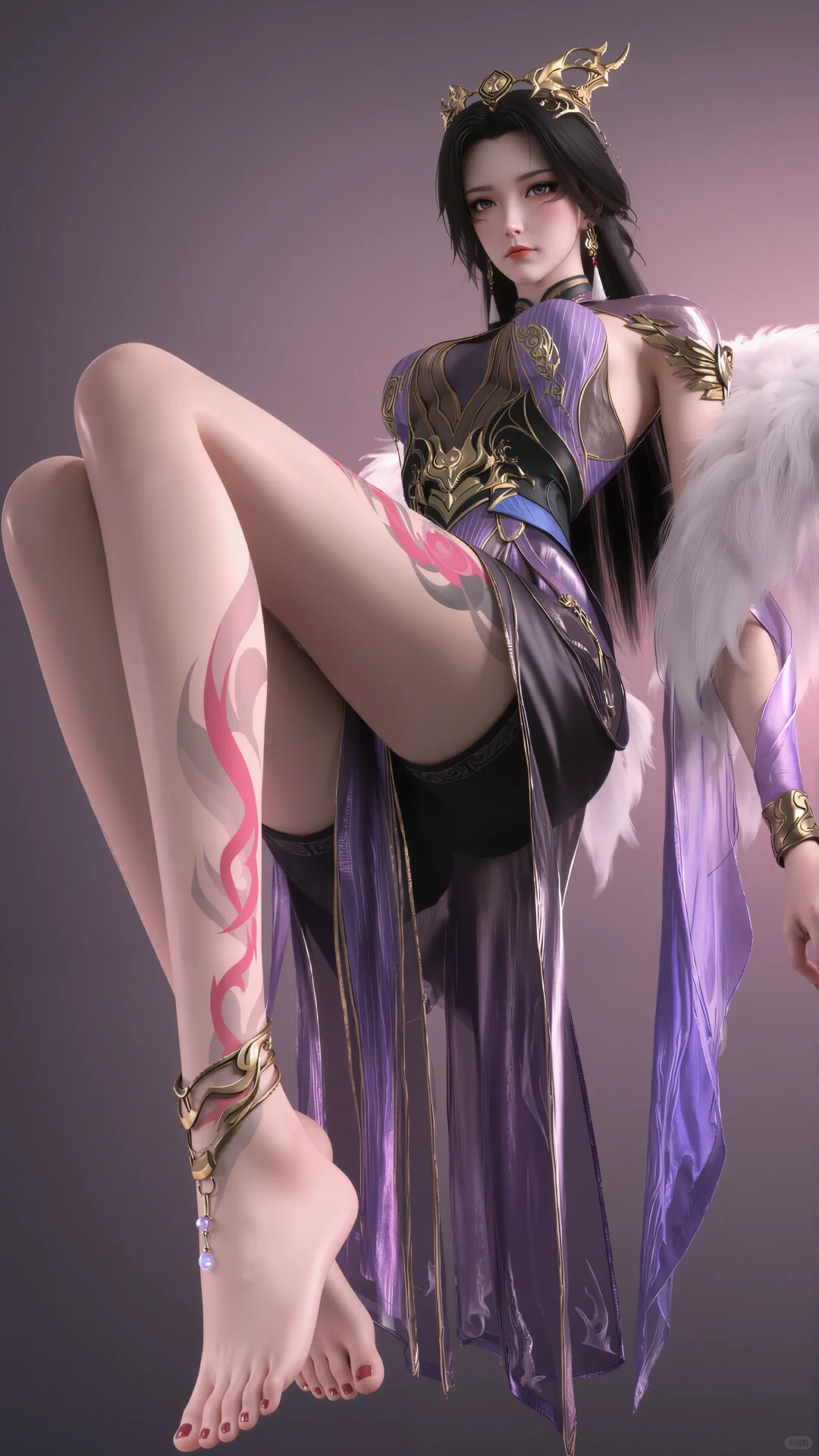 「壁纸」司妙龄，这两米长的美腿