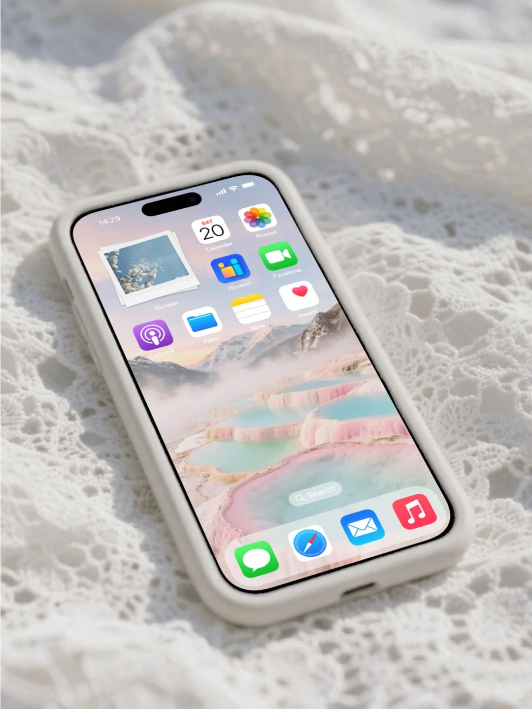 G0063壁纸｜“粉色火山”治愈系壁纸，太治愈了