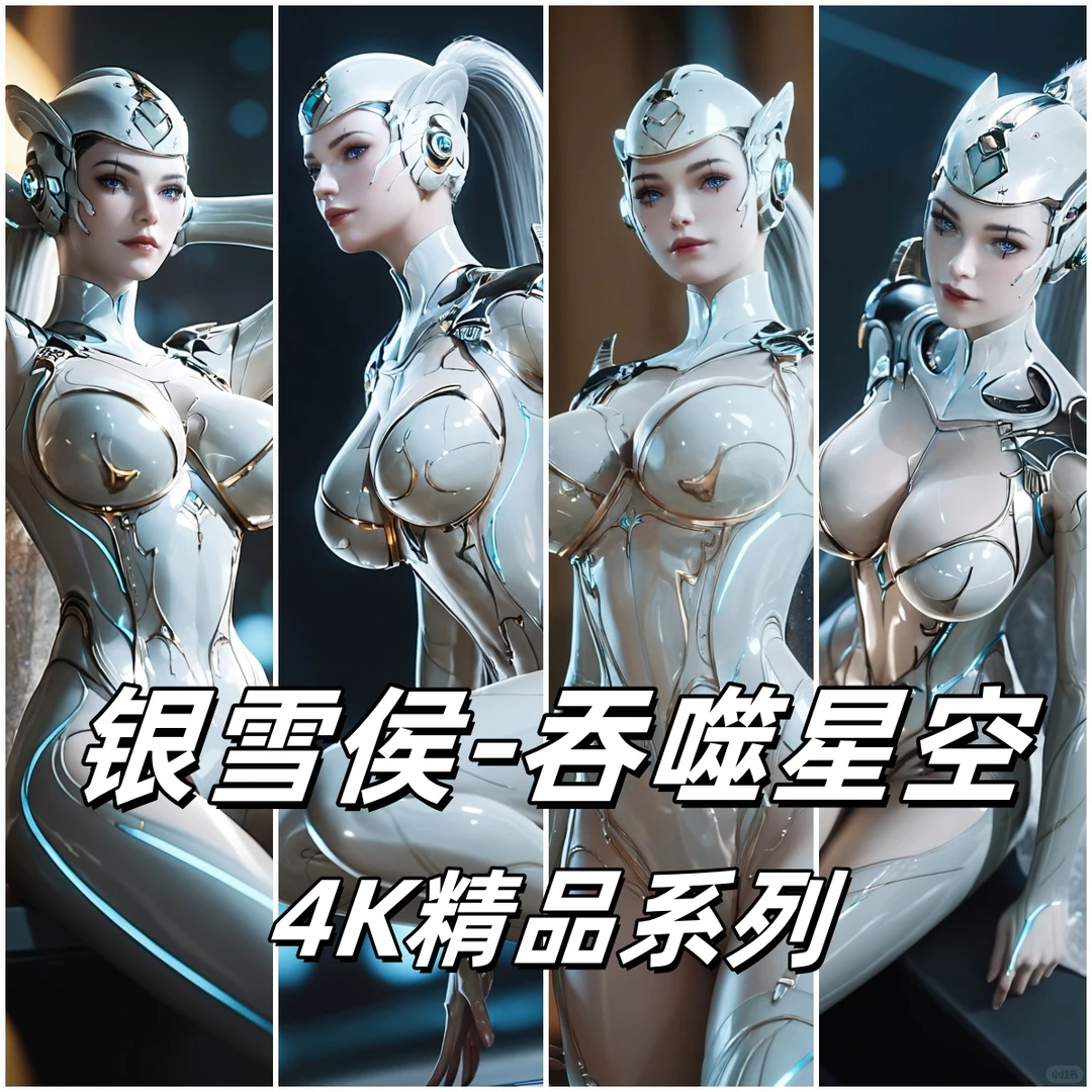 AI吞噬星空 银雪侯 国漫女神 4K壁纸