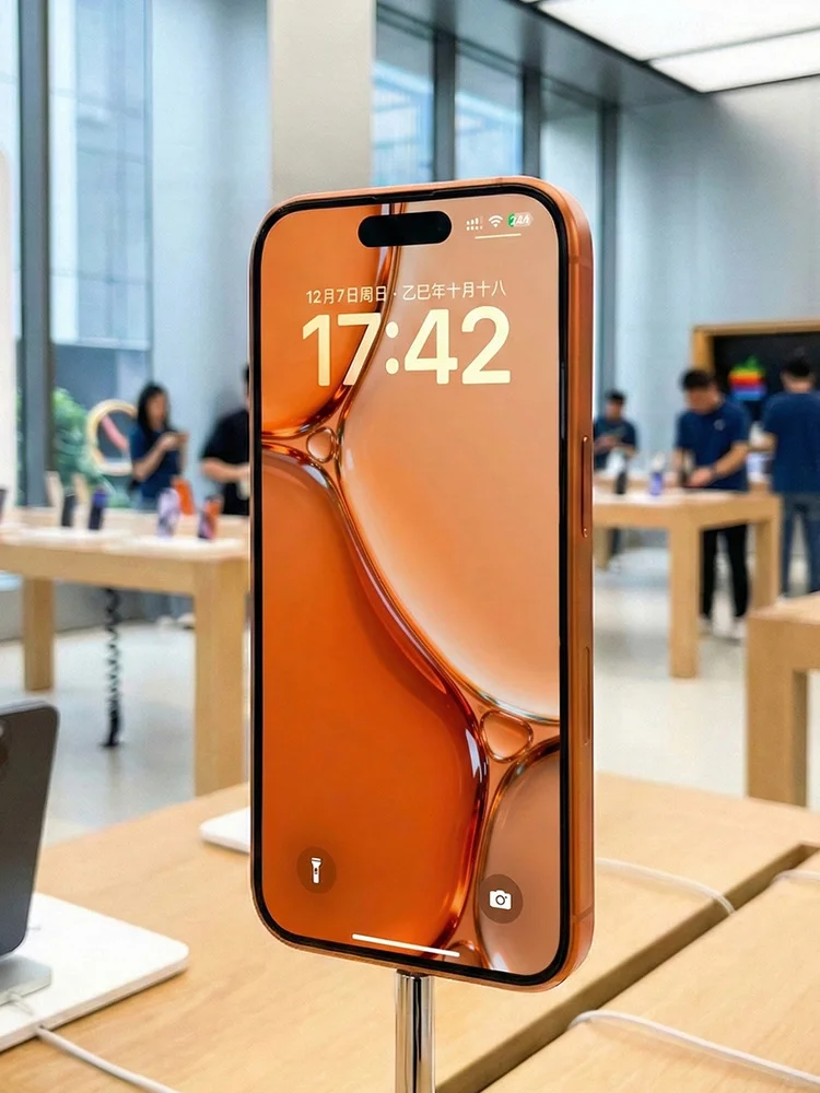 苹果液态玻璃风格｜橙色应用｜ios26壁纸