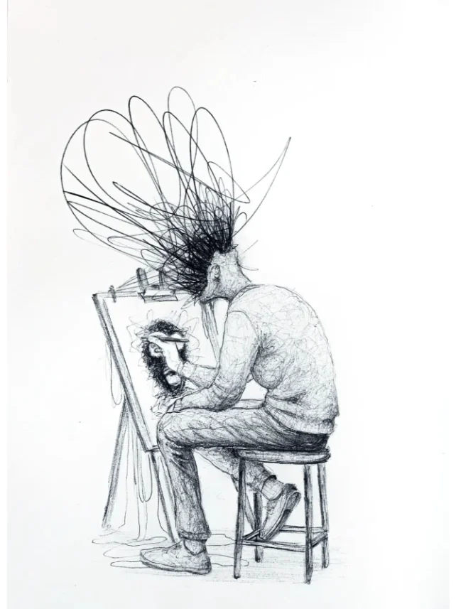 插画素材分享｜情绪化线条大师 Axil Tinsti