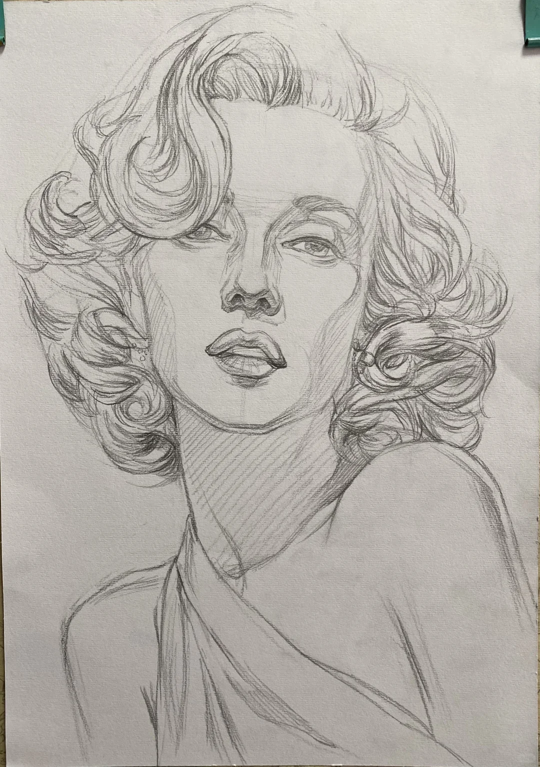 🔥素描笔下的《玛丽莲·梦露》❤️