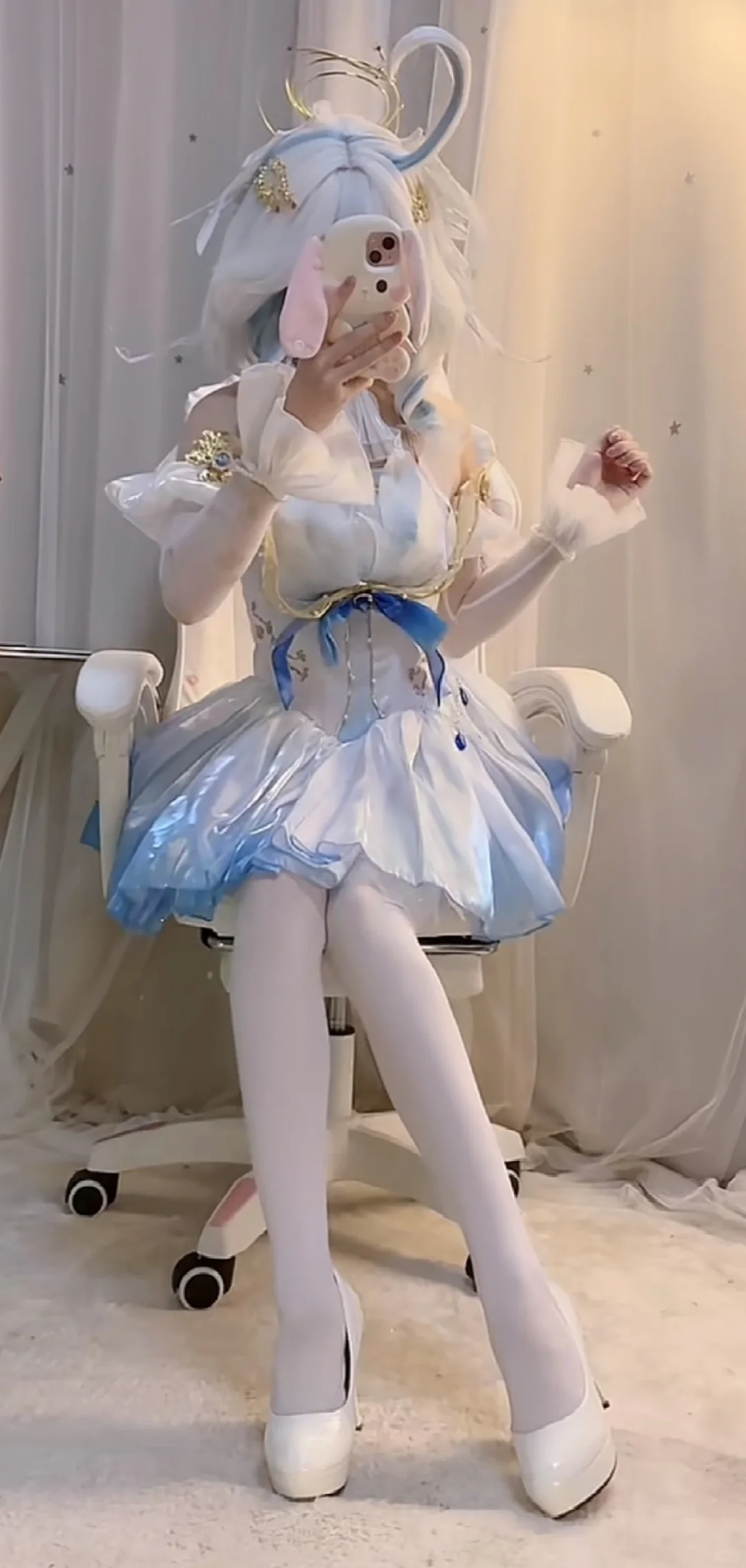 香甜可口的白丝芙芙！