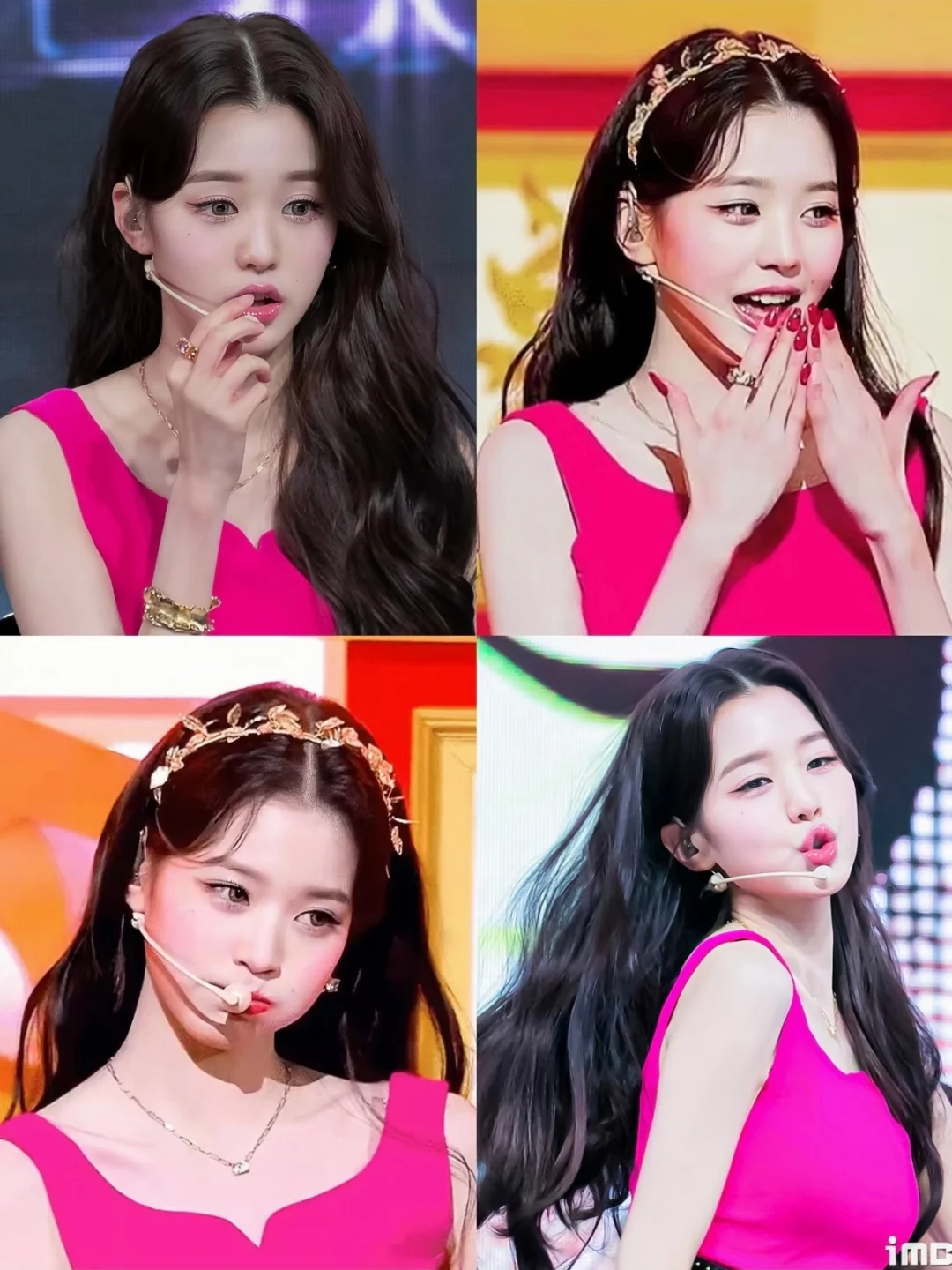 世界上找不到第二个比她更适合玫红色的女人