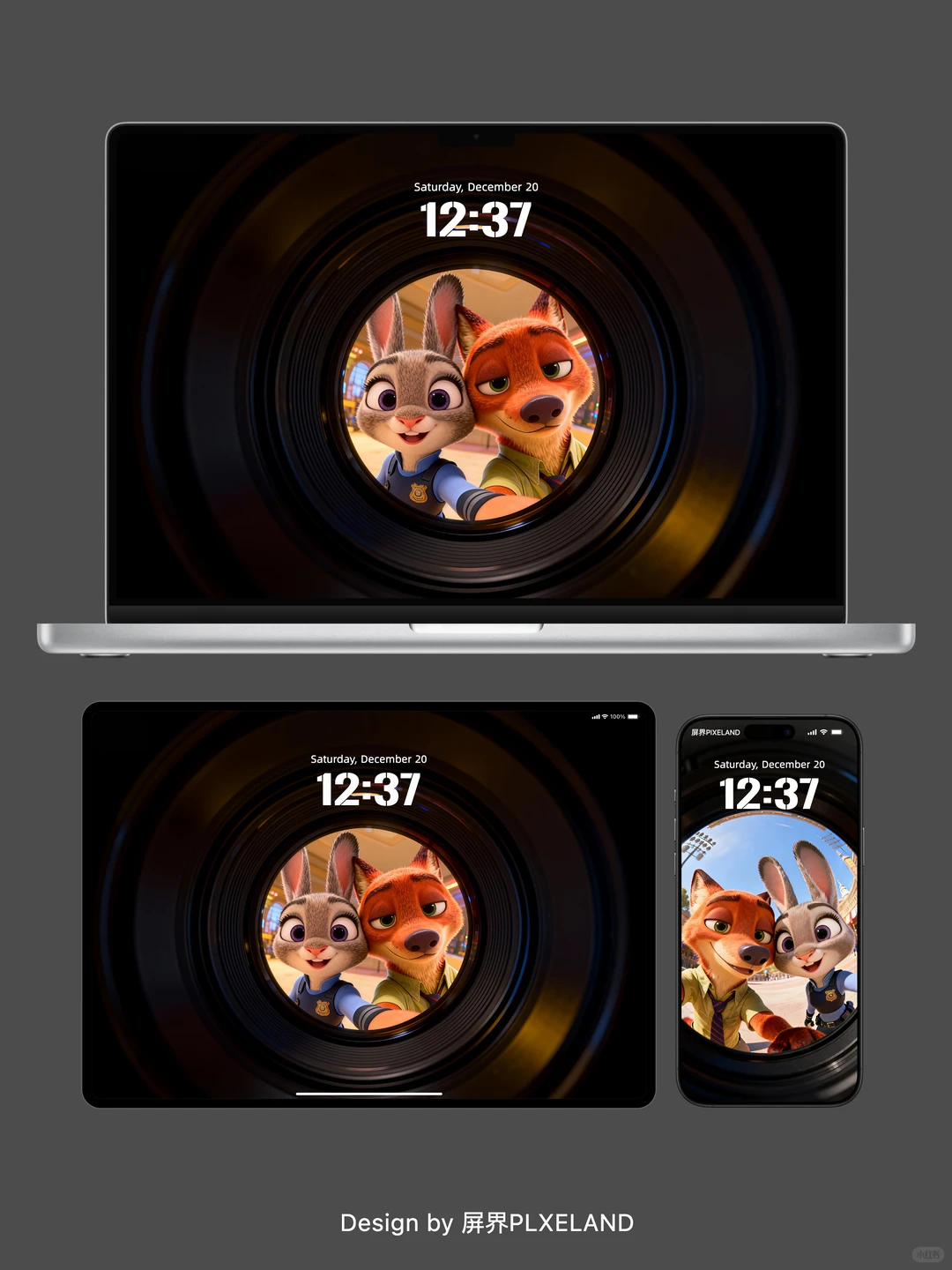 No.161｜尼克朱迪兔警官·动态壁纸🦊🐰