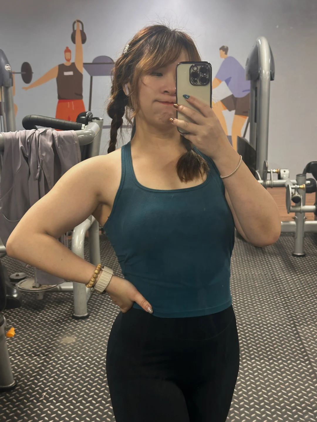 撸铁五个月的小变化，女子不需要纤细