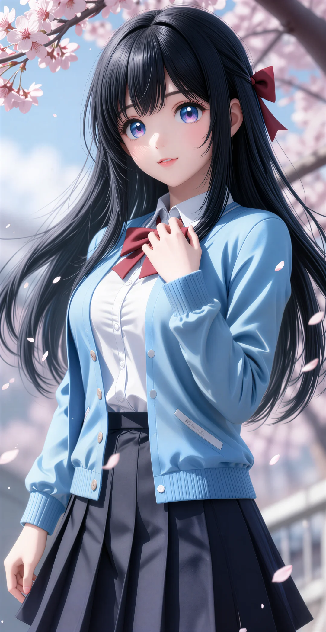 樱花季的邂逅 邻家小妹