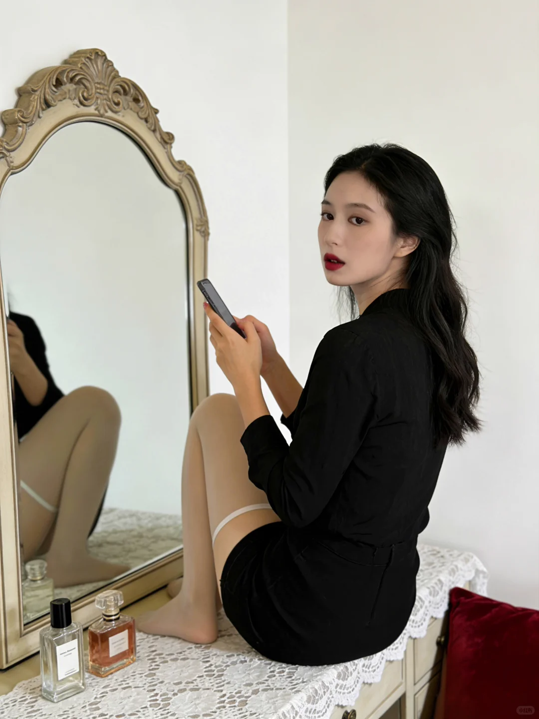 “纯欲滤镜”丝袜