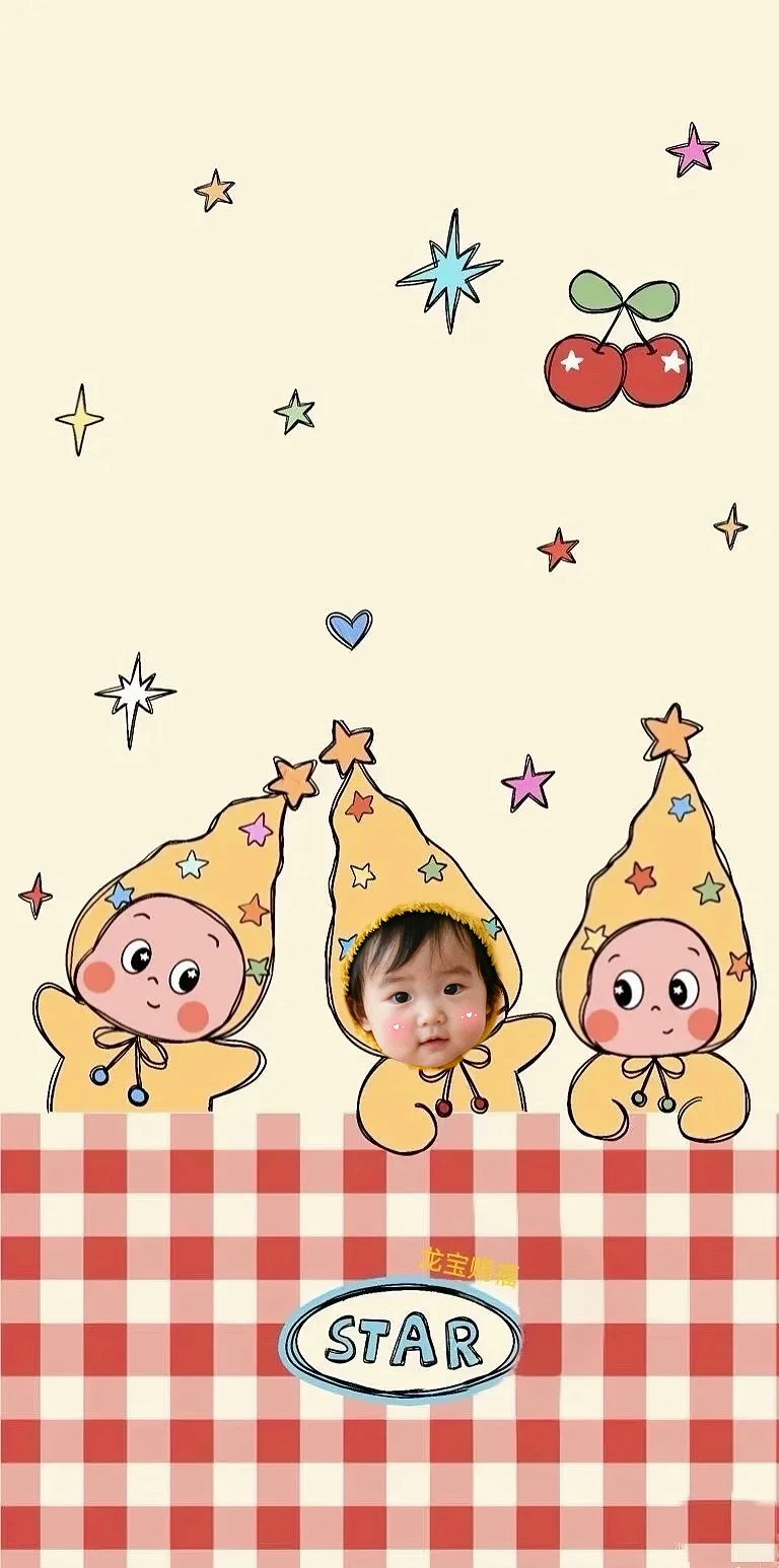 这个宝宝壁纸也太可爱了叭！
