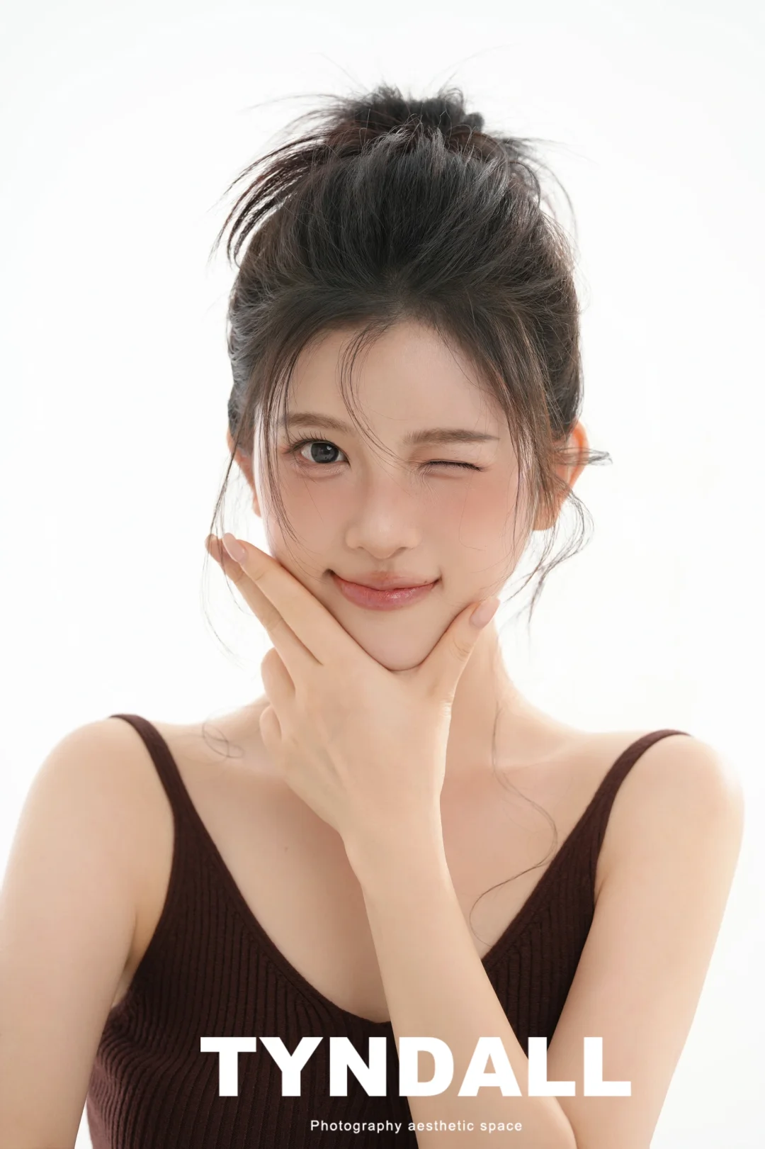 韩式少女九连拍肖像写真