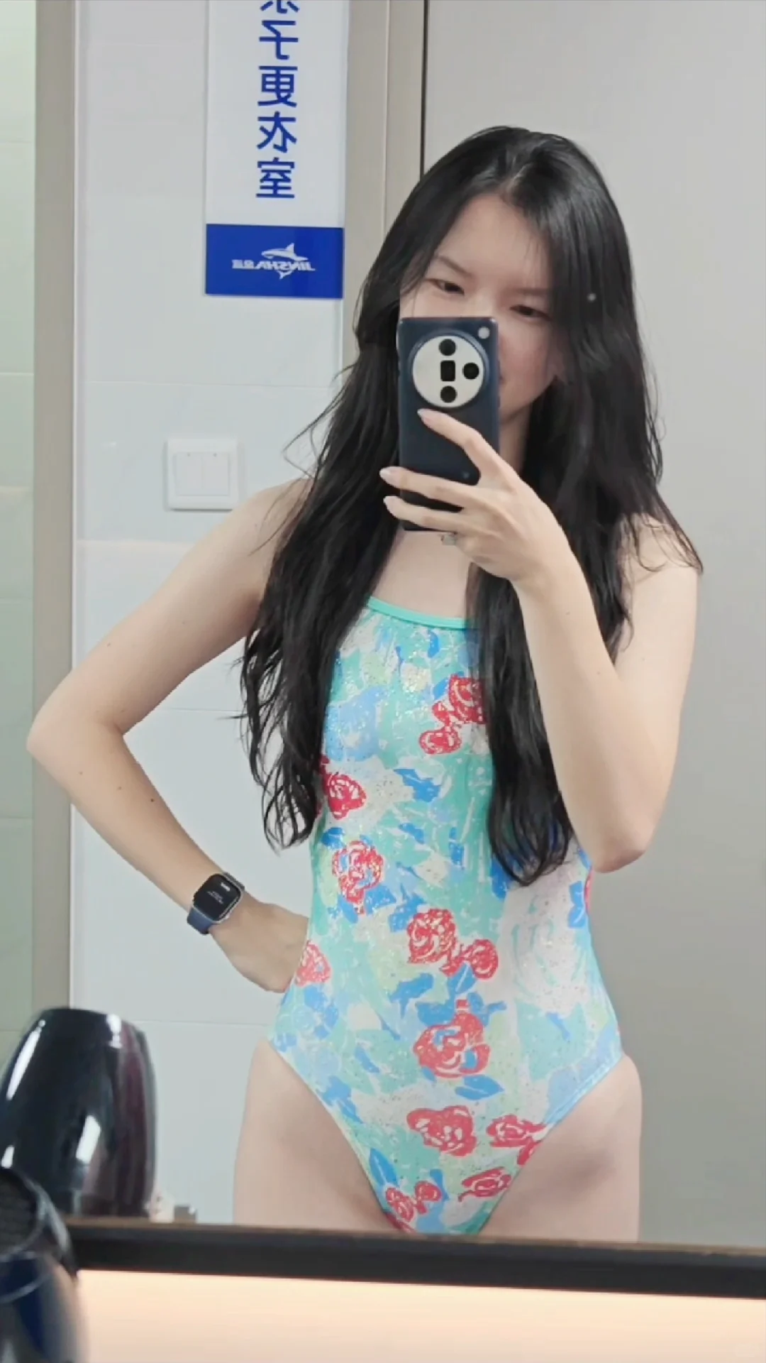 游泳🏊🏻‍♀️千米20分打卡