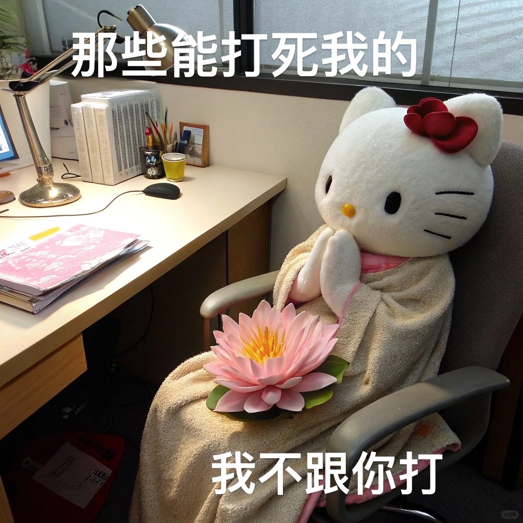 抽象表情包｜决战打工人精神状态之巅4️⃣