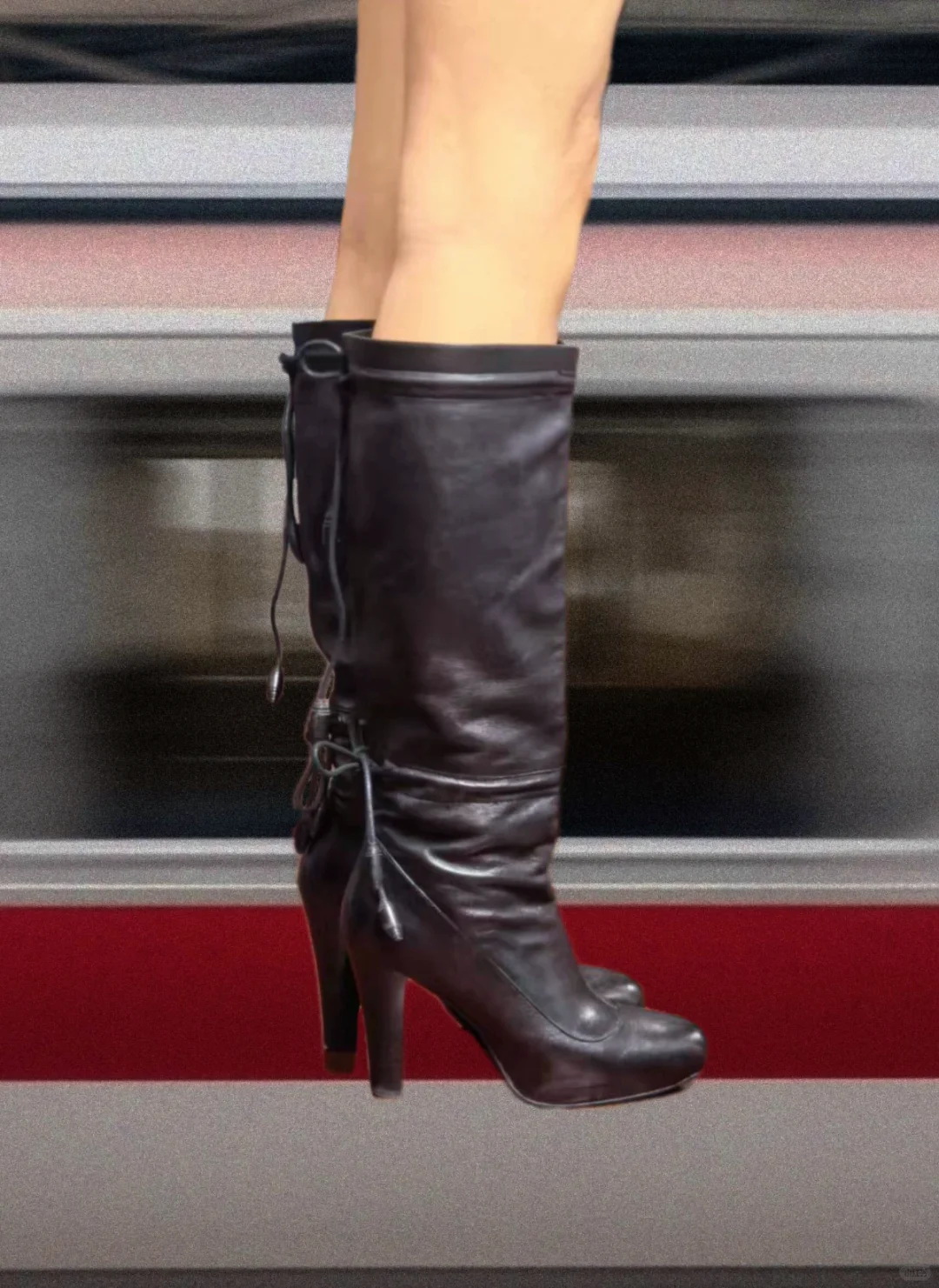 🖤🖤超绝的复古千禧辣妹靴！好亚！好复古啊啊